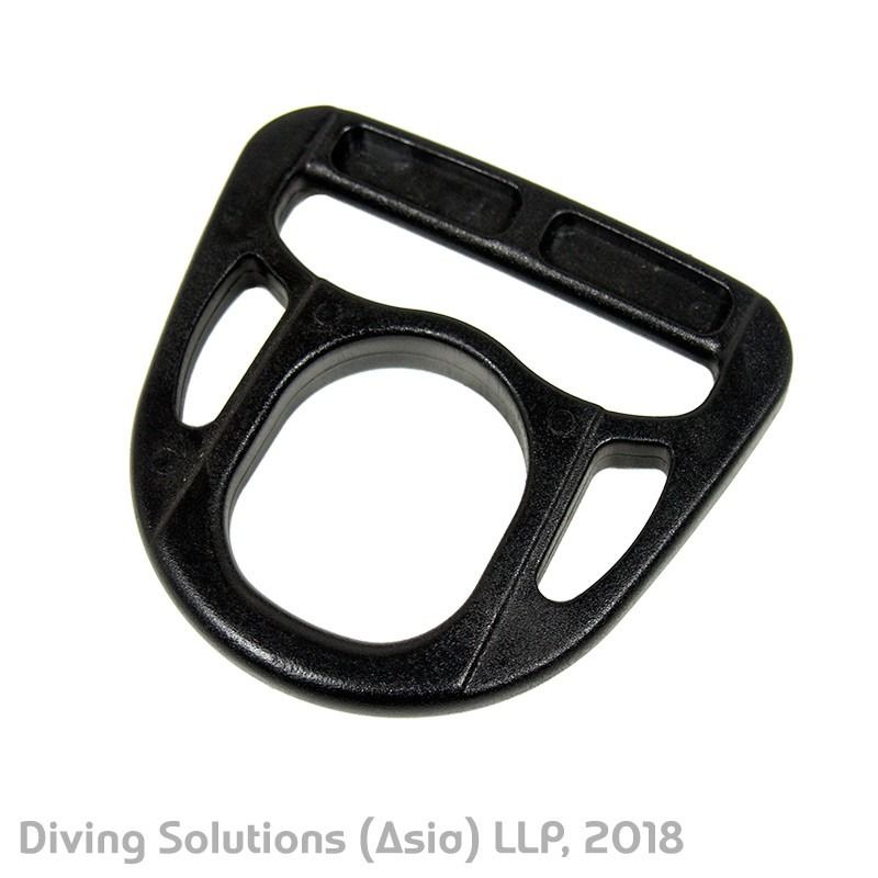 PLASTIC D-RING (Category: Other Sports Equipment and Supplies) located in Singapore. Submitted by diving_solutions (Listing ID 1206110507, Image 3). Description: Plastic D-Ring Material Plastic Color Black These plastic D-Rings are available in two sizes, 50mm (2 inches) and 25mm (1 inch). They provide a rust-free, lightweight option to stainless steel d-rings, for use on lighter loads (i.e. accessories such as cameras). They should be used toget