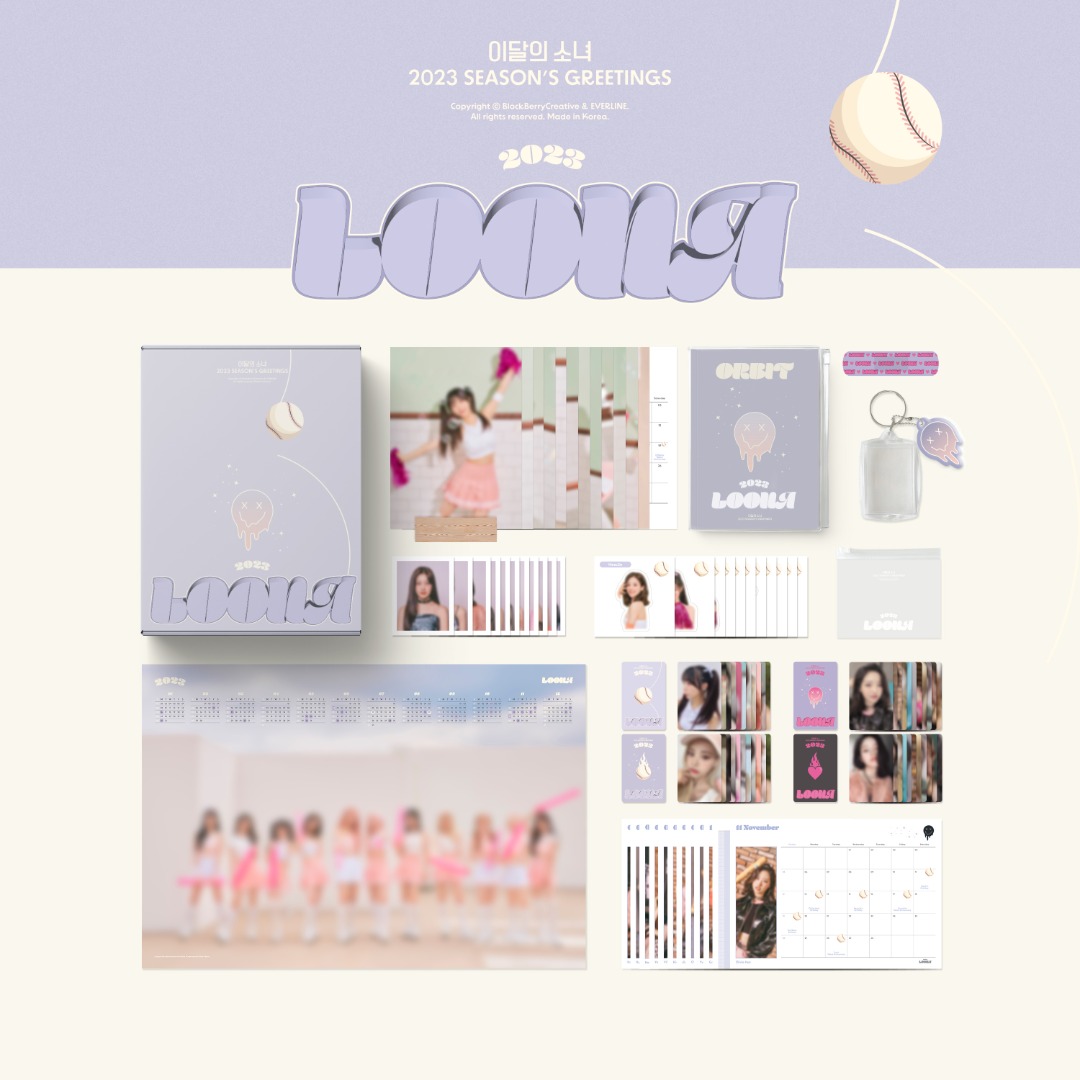 [PO] LOONA 2023 SEASON'S GREETINGS, Hobbies & Toys, Collectibles