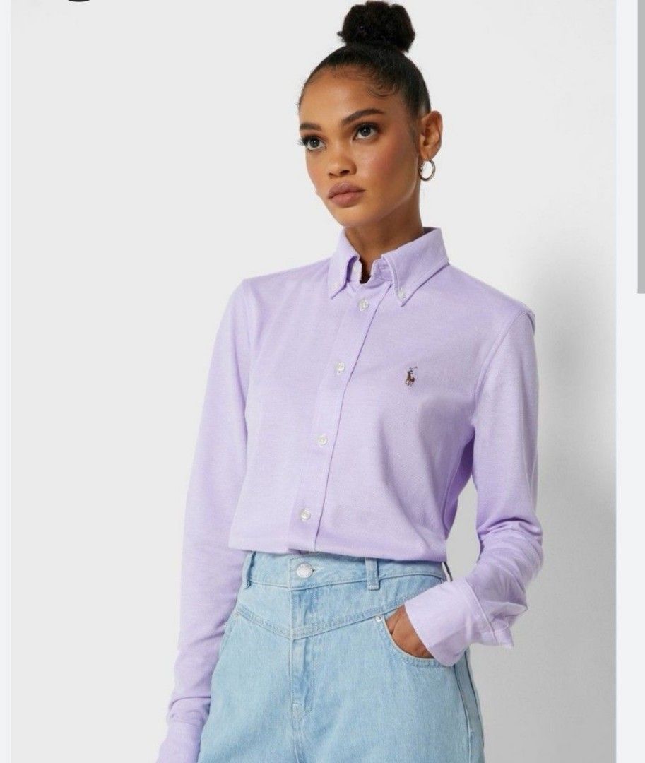 Purple ralph lauren shirt womens Outlet