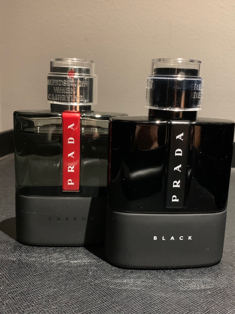 Prada Luna Rossa Carbon & Black Eau De Parfum 100ml, Beauty & Personal  Care, Fragrance & Deodorants on Carousell