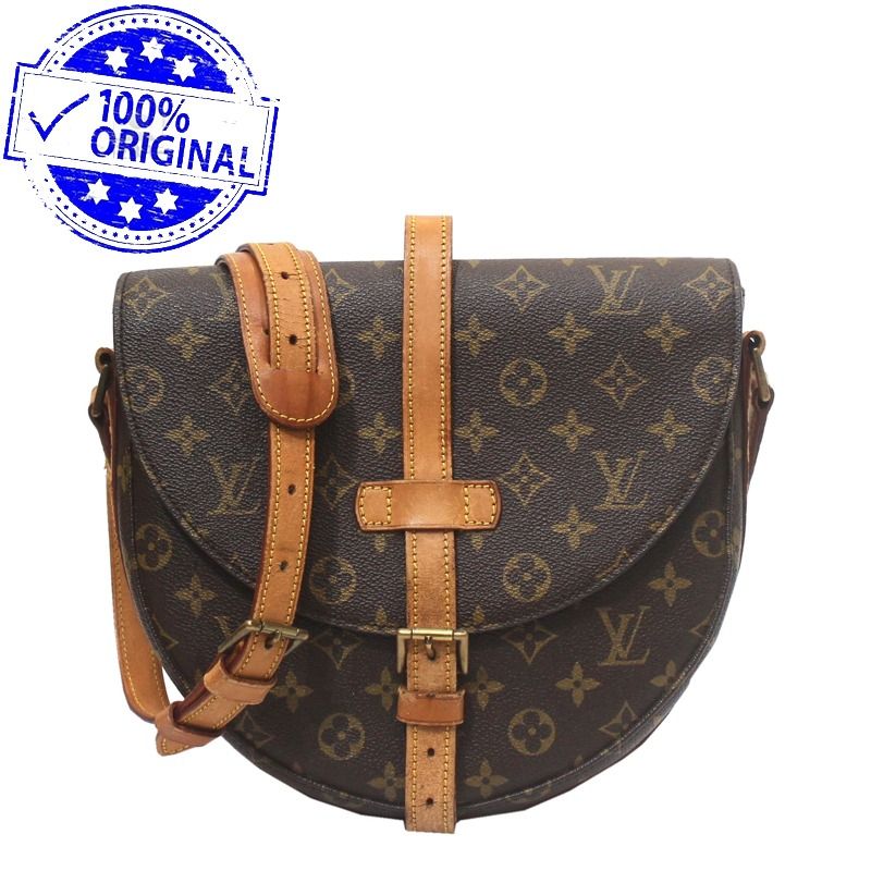 LOUIS VUITTON Monogram Canvas Chantilly GM Crossbody Bag