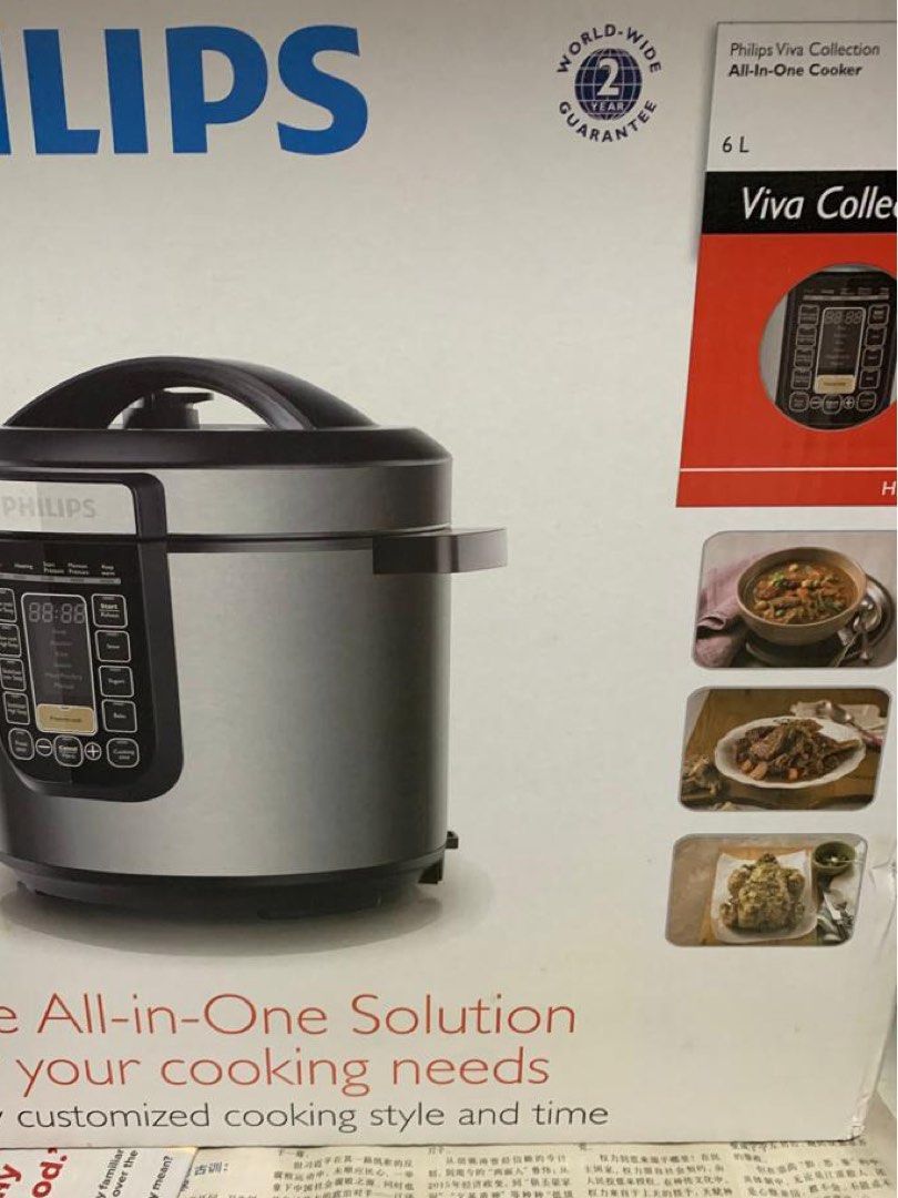 Philips HD2137 Pressure Cooker. Viva Collection AllInOne Pressure