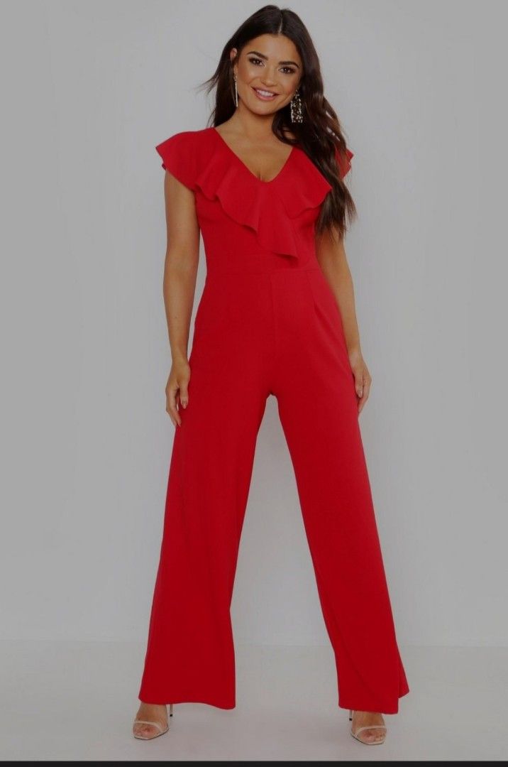 Quiz ruffle jumpsuit online