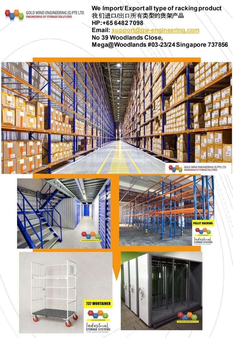 Racking System / Shelving System / Warehouse Rack, Furniture & Home ...