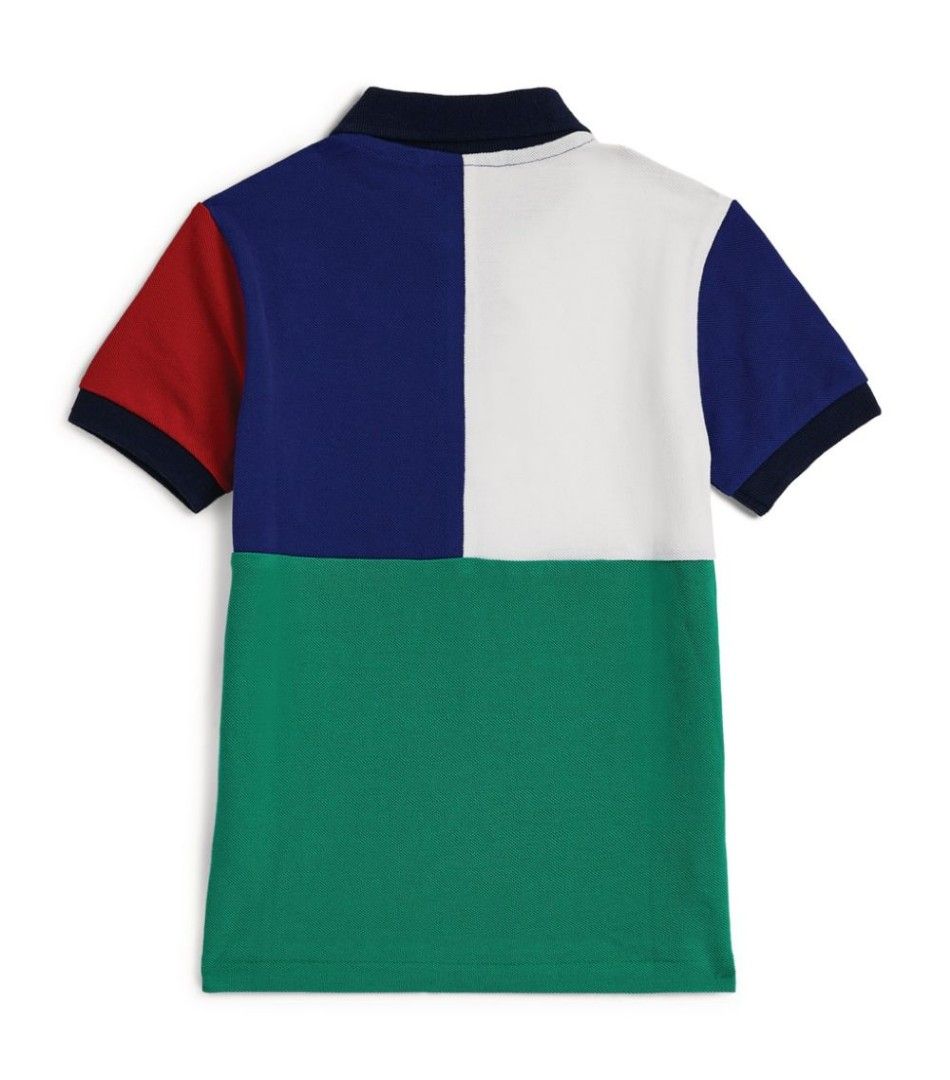 RALPH LAUREN Colorblock Polo Shirt Teens L 14 16 Men s Fashion