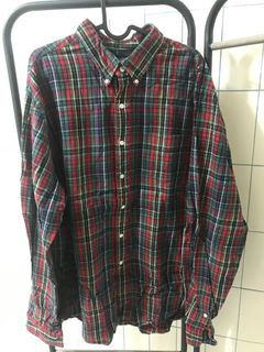 Ralph Lauren rugby  格紋襯衫 XXL