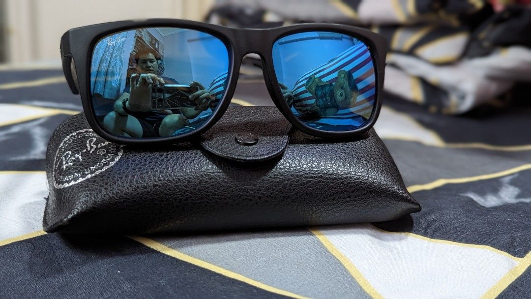 Ray ban justin blue mirror cheap