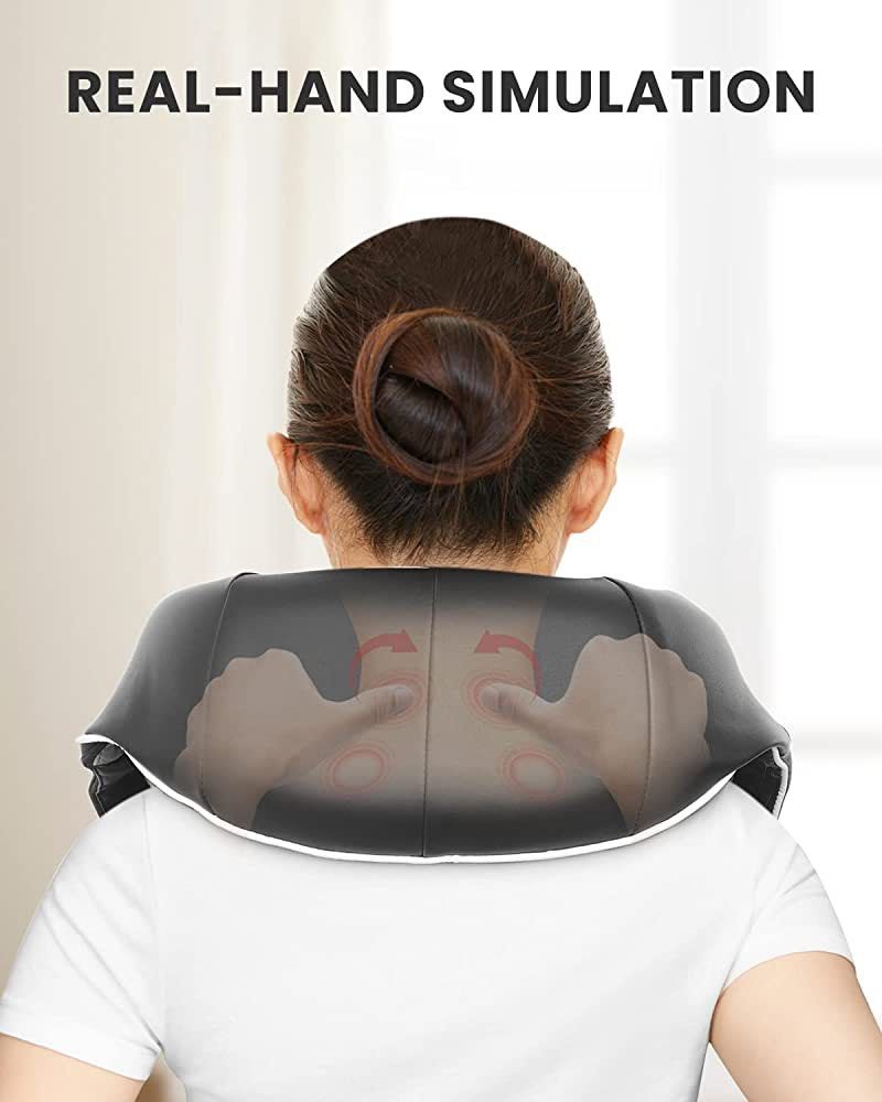 Renpho Shiatsu Neck And Shoulder Back Massager With Heat Health And Nutrition Massage Devices On