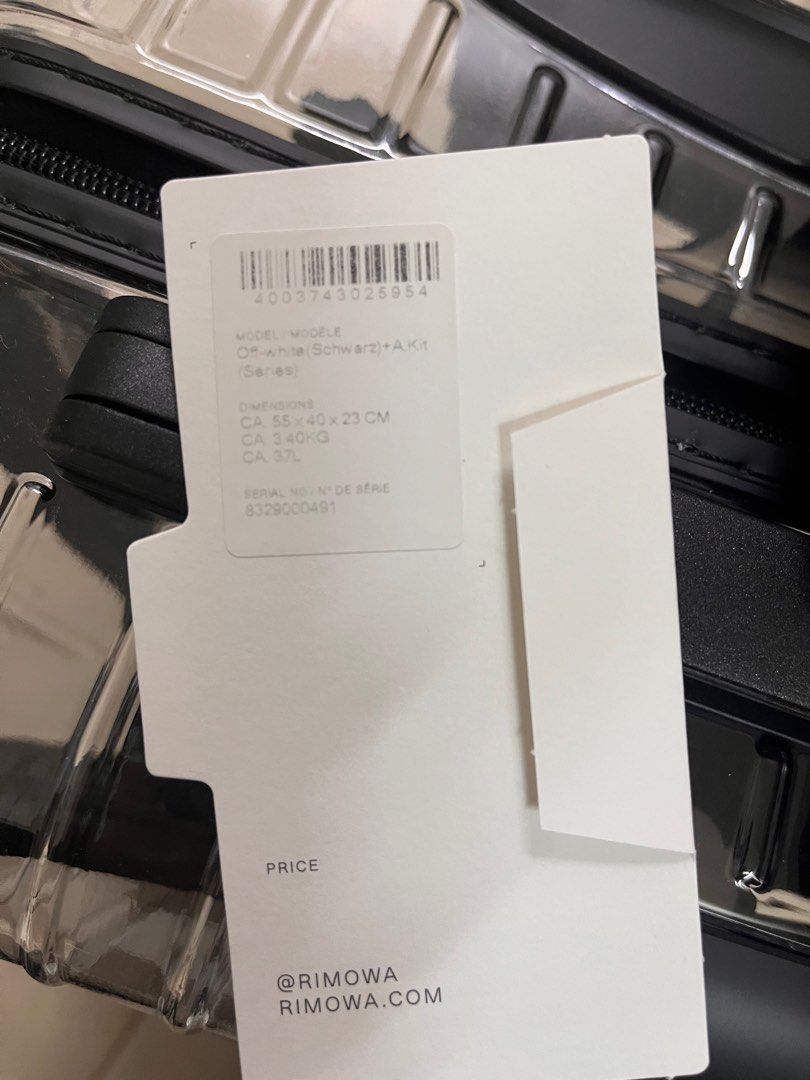 Ow x outlet rimowa