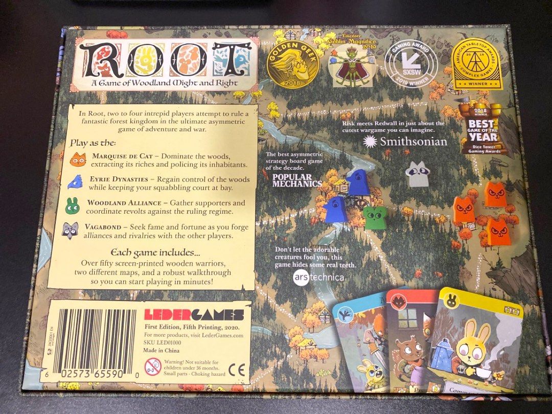 Root Board Game and Expansion, Hobbies & Toys, Toys & Games on Carousell