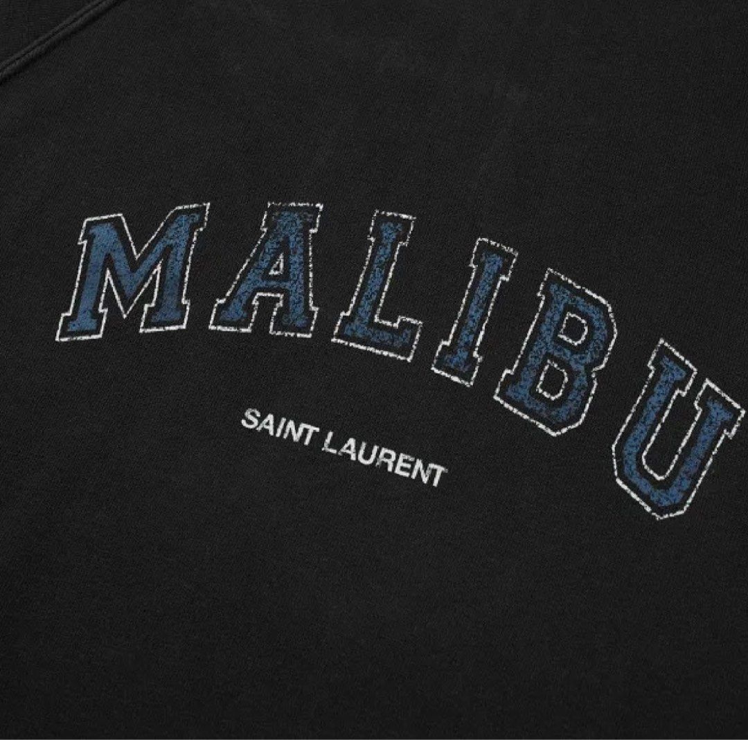 SALE AUTHENTIC SAINT LAURENT MALIBU HOODIE UNISEX