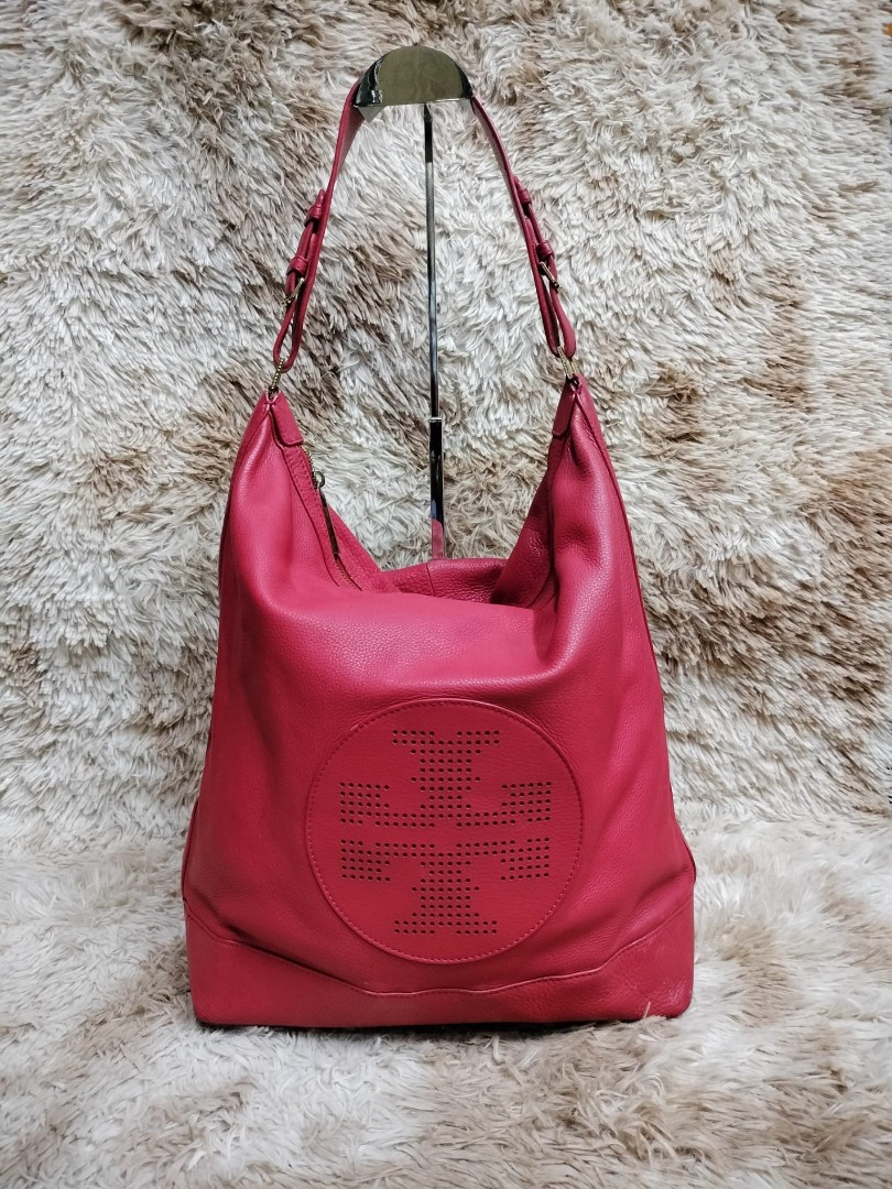?SALE? AUTHENTIC TORY BURCH RED HOBO SHOULDER BAG, Luxury, Bags & Wallets  on Carousell