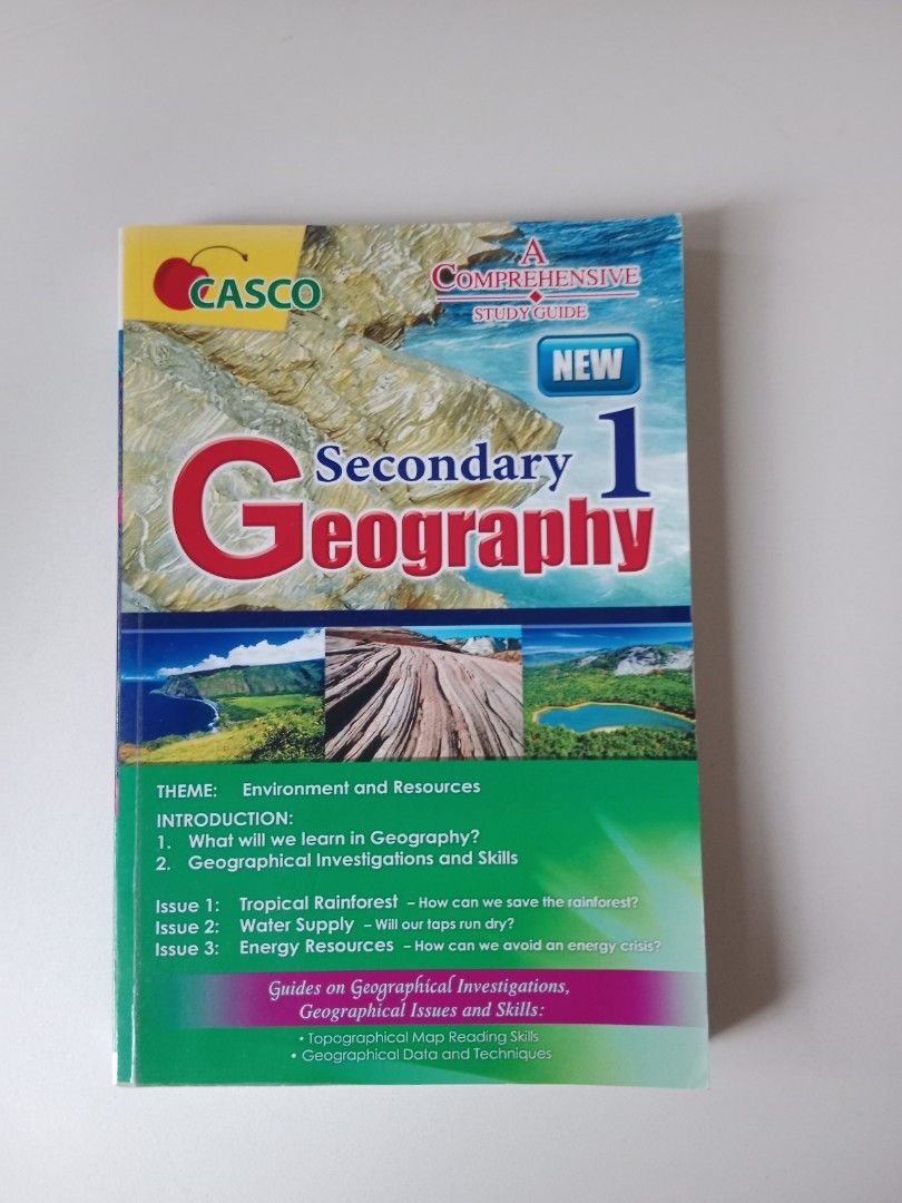 sec 1 geography course book, Hobbies & Toys, Books & Magazines, Textbooks on Carousell