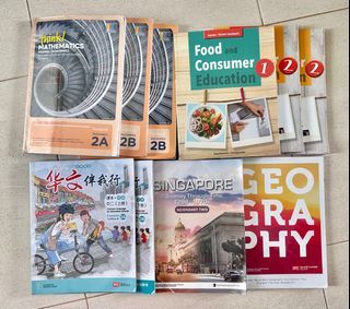 Secondary text book think maths NA 华文快捷 food & consumer GEOGRAPHY