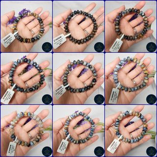 [Singapore In-Stock] Pietersite Abacus Bracelet with Certificate 彼得石盘珠手串
