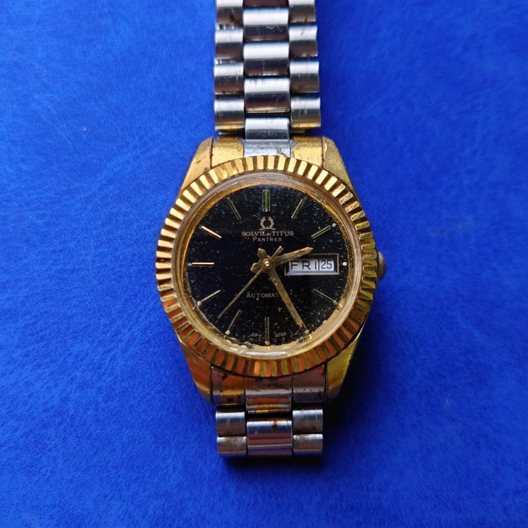 Vintage Solvil et Titus Panther Ladies Swiss Made