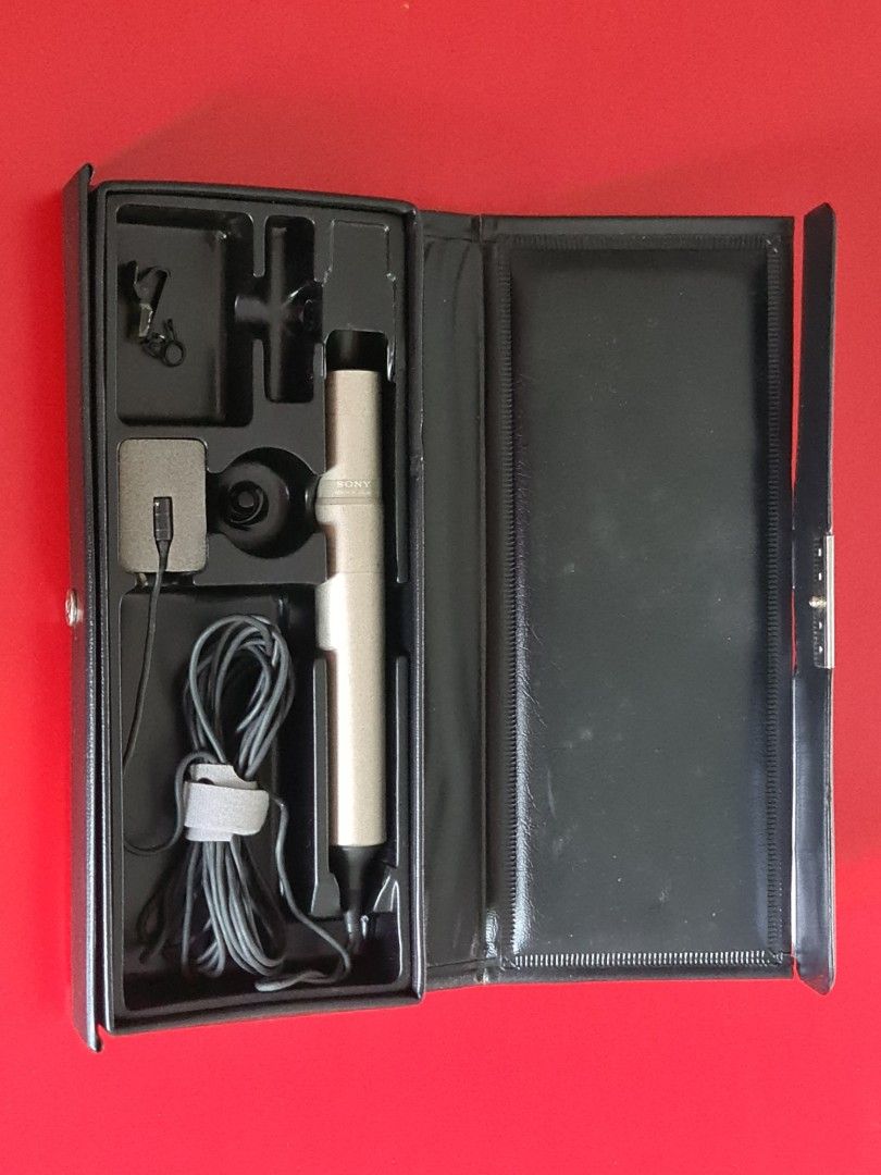 Sony ECM77B Omnidirectional electret condenser microphone lavalier