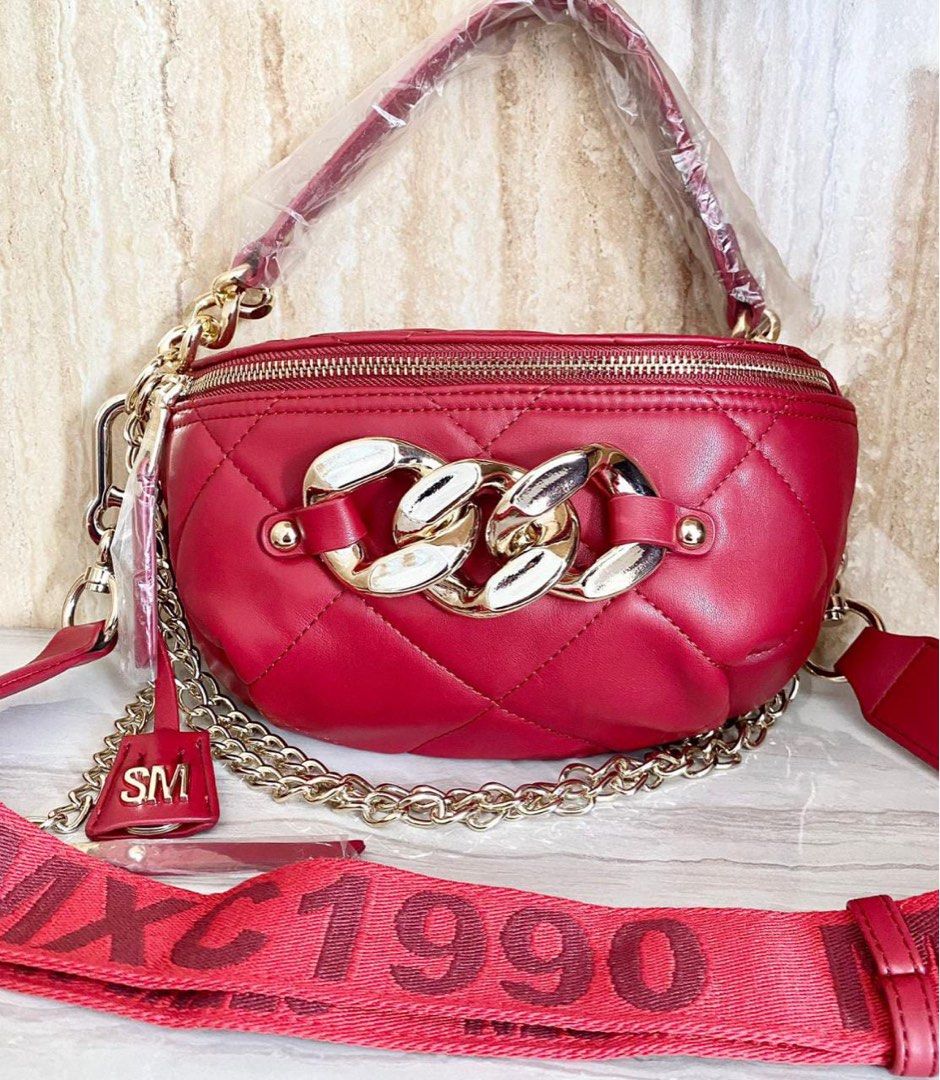 Steve madden discount red belt bag