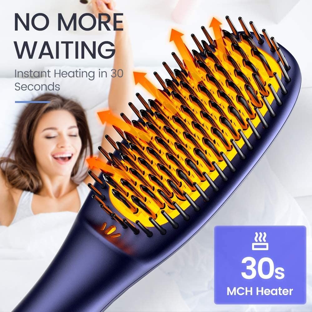 Straightening Brush FURIDEN Hair Straightening Brush Hair