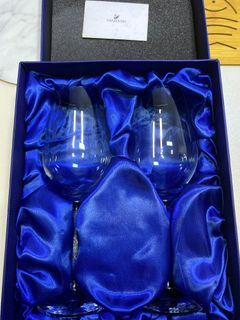 Swarovski wine glasses