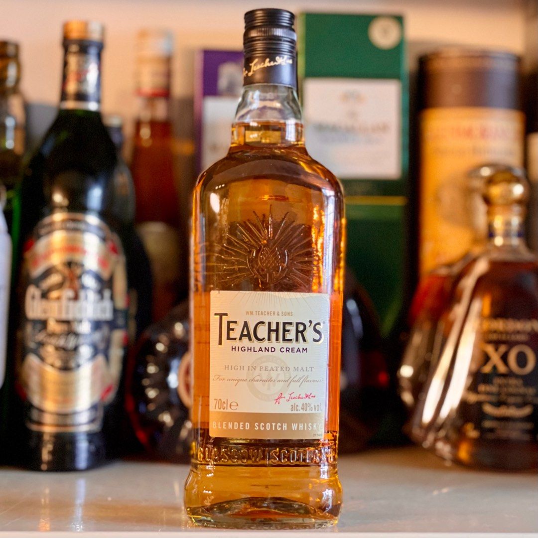 Teacher’s Whisky Highland Cream 700ml, Food & Drinks, Beverages on