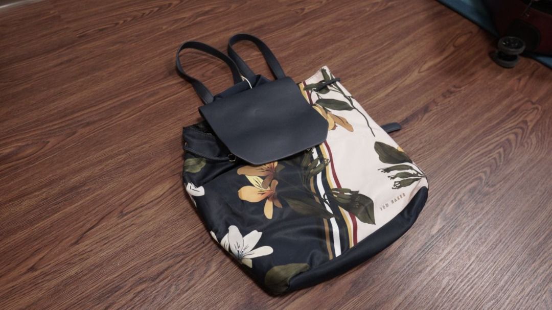 Ted Baker Taitum Savanna Nylon Drawstring Backpack Bag Only Used