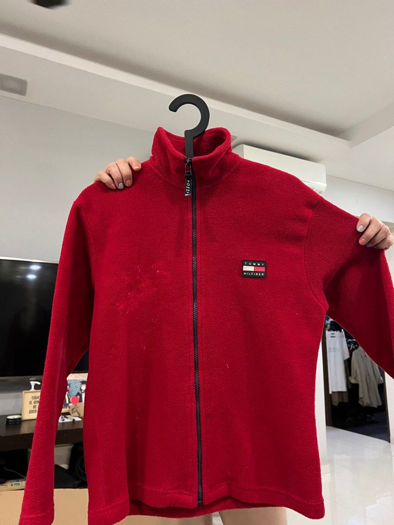 Tommy Hilfiger Red Fleece Jacket
