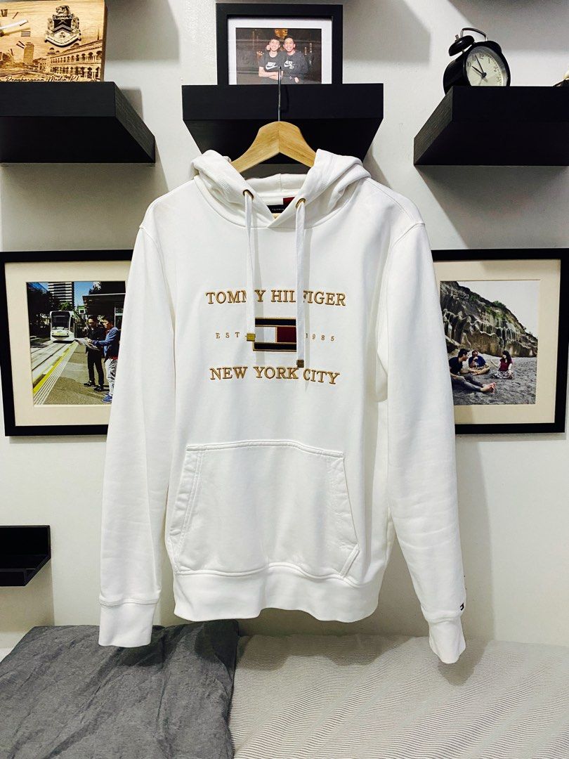 Tommy Hilfiger white hoodie sweater