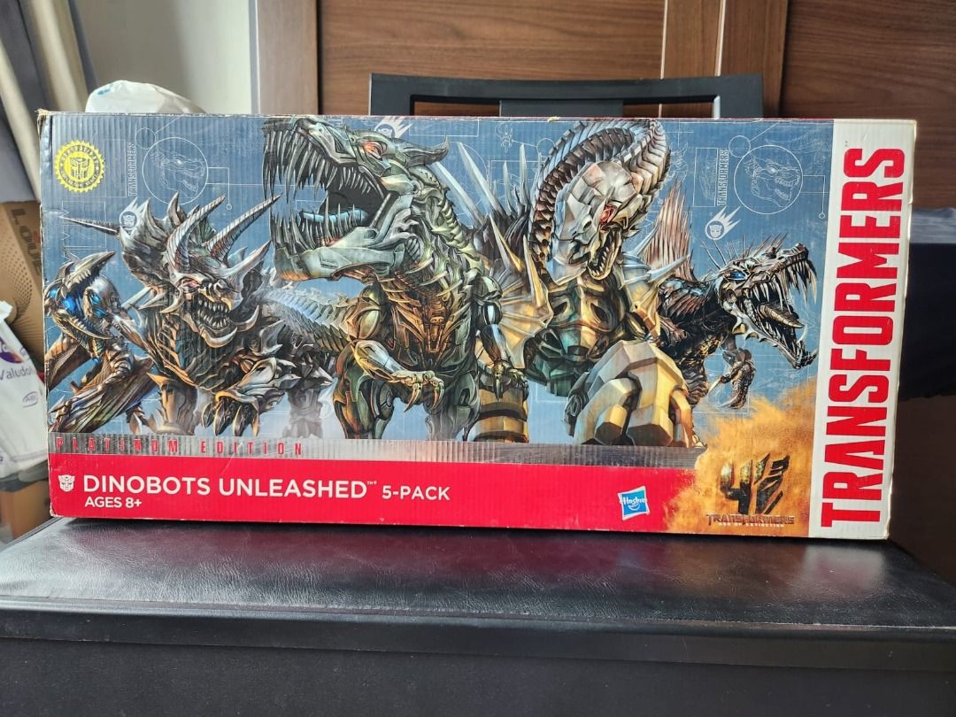 Transformers 'Dinobots Unleashed' 5packed Platinum Edition, Hobbies