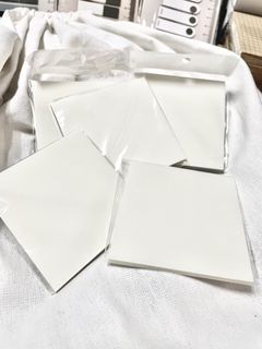 Transparent sticky notes