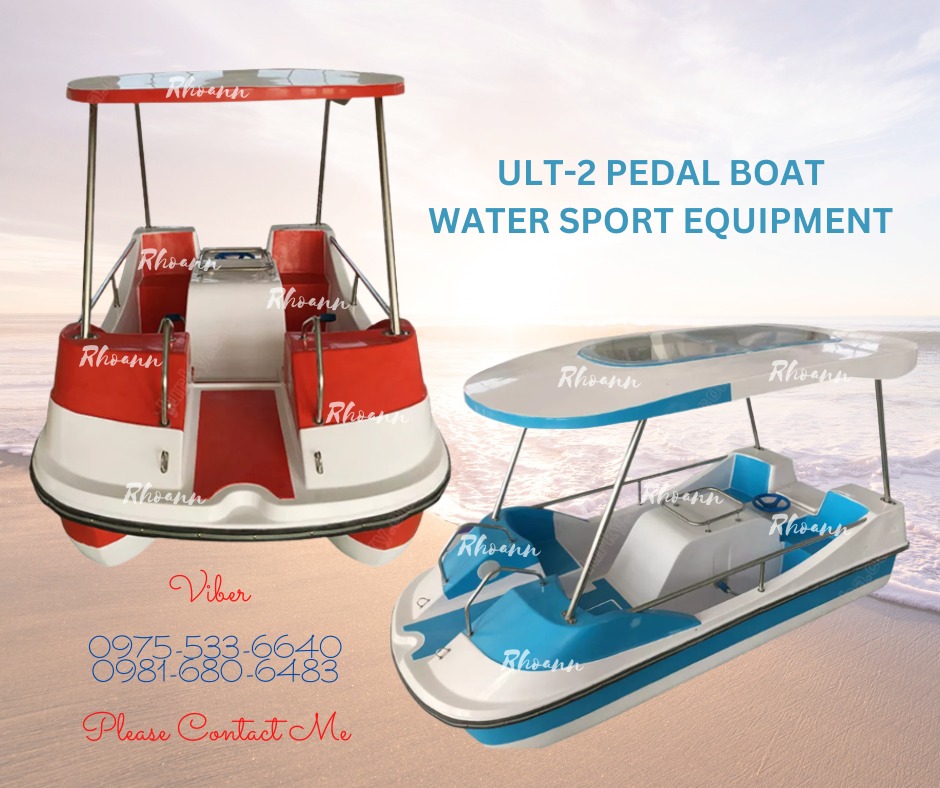 ULT3 4 Seater Pedal Boat Water Sport Equipment, Sports Equipment