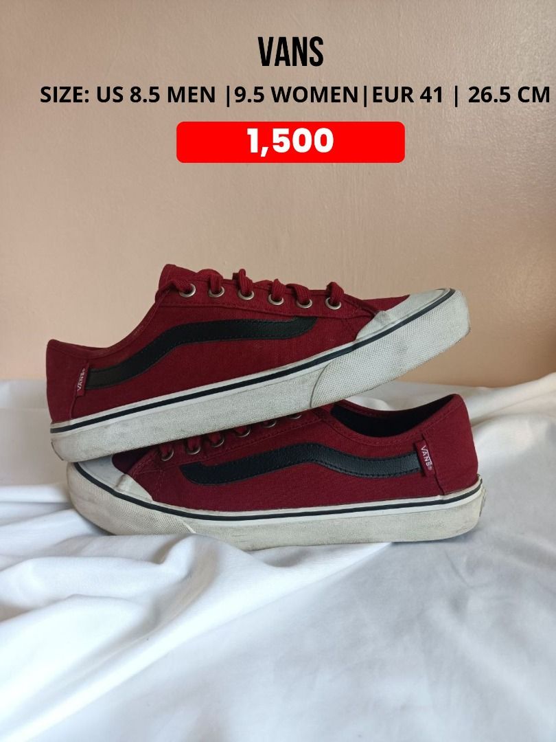 vans SIZE US 8.5 MEN 9.5 WOMEN Men s Fashion Footwear