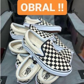Vans Slip On Checkerboard Classic BNIB 100% Original Product