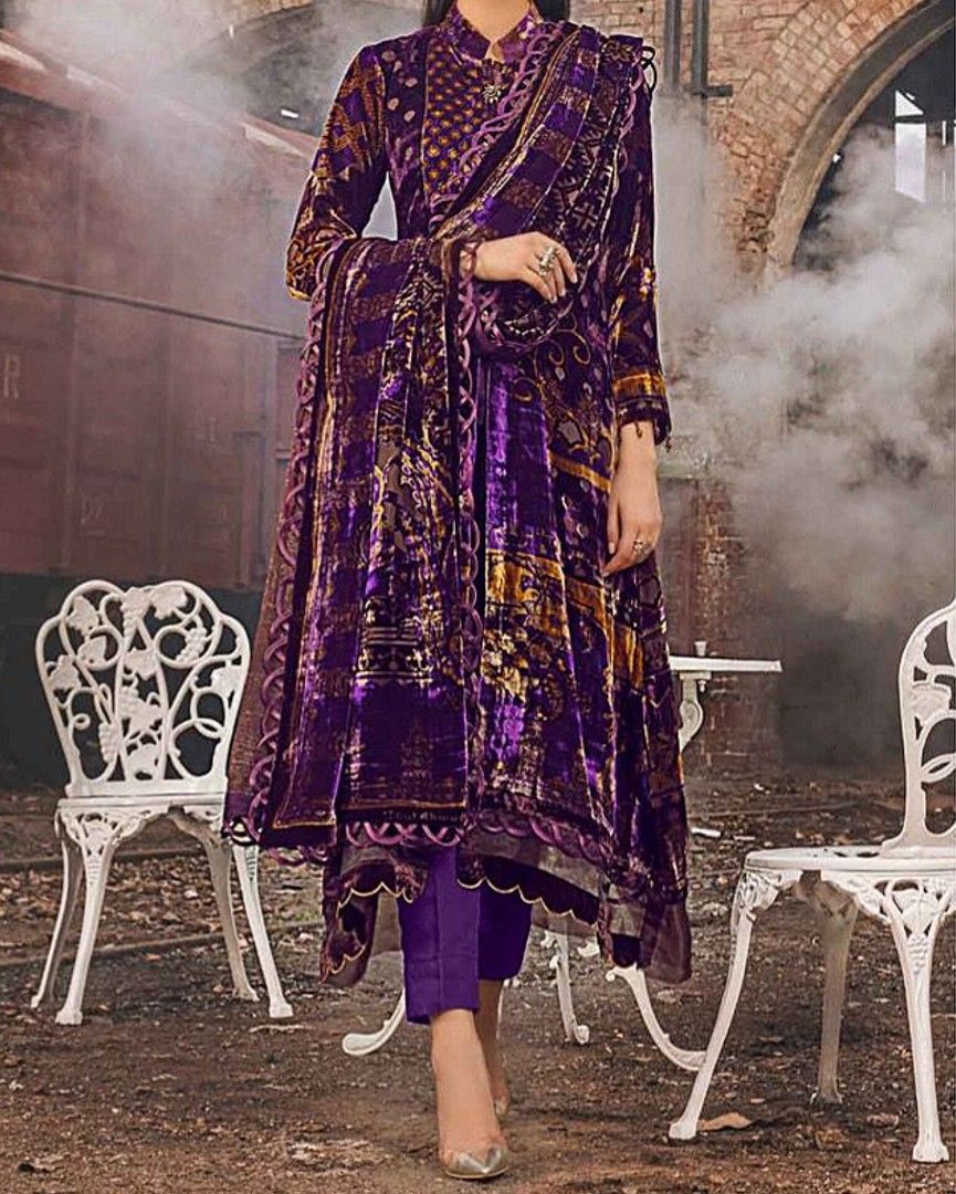 Velvet online punjabi dress
