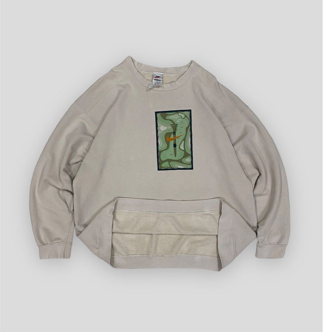 Vintage 90's 2025 nike sweatshirt beige