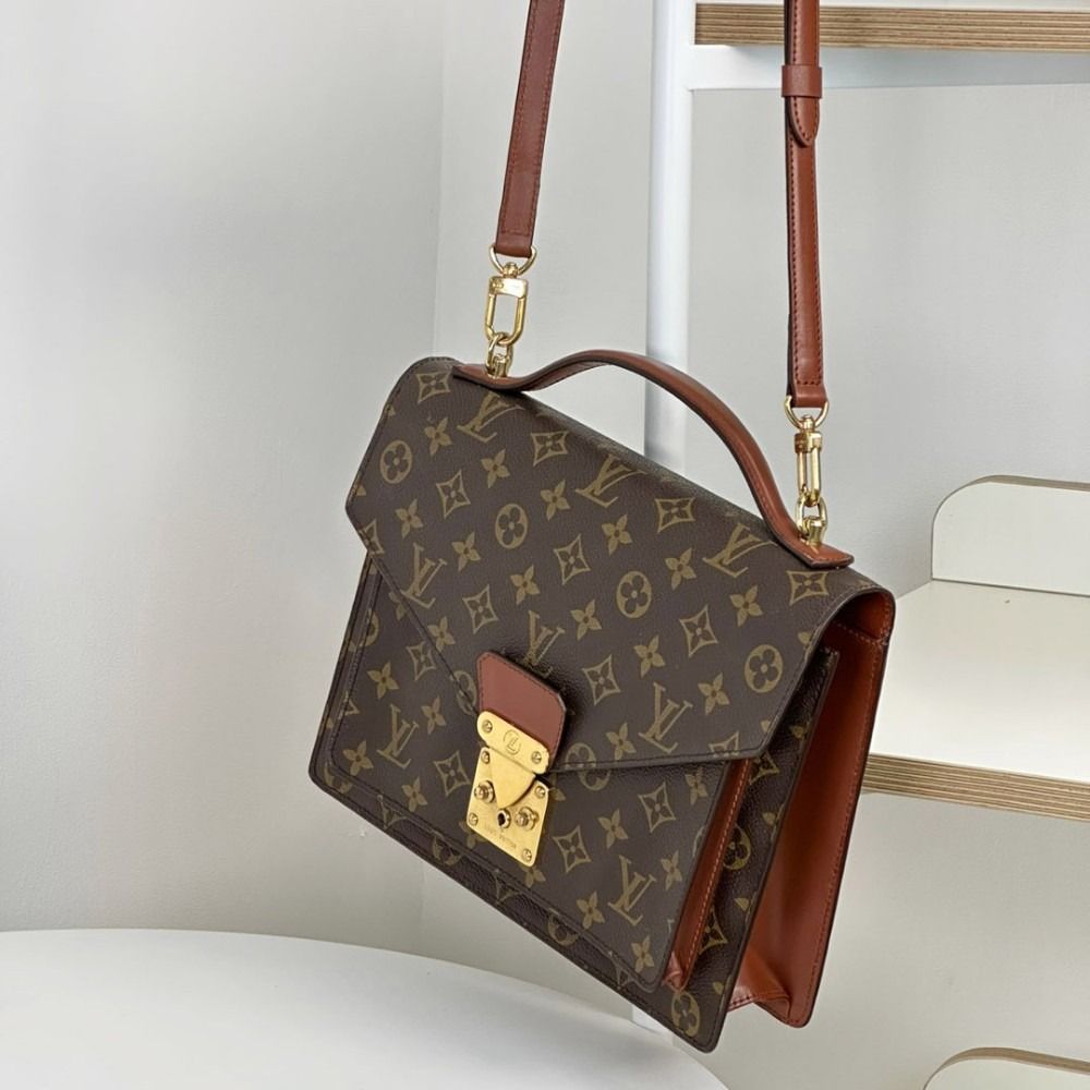 Vintage Louis Vuitton Monogram Monceau Shoulder Bag, Luxury, Bags