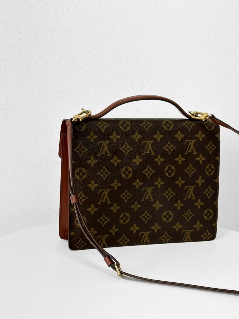 Vintage Louis Vuitton Monogram Monceau Shoulder Bag, Luxury, Bags & Wallets  on Carousell