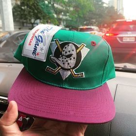 Vintage Starter Anaheim Mighty Ducks Snapback Hat NHL