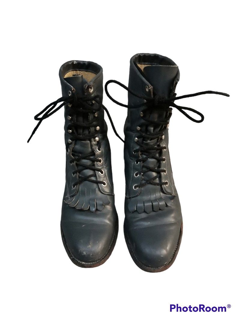 Vtg Justin boots Men s Fashion Footwear Boots on Carousell