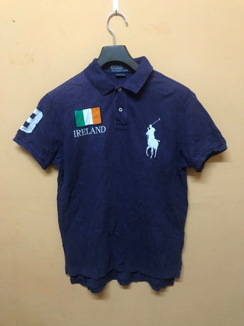 vtg polo ralph lauren no 3 ireland, Men's Fashion, Tops & Sets, Tshirts &  Polo Shirts on Carousell