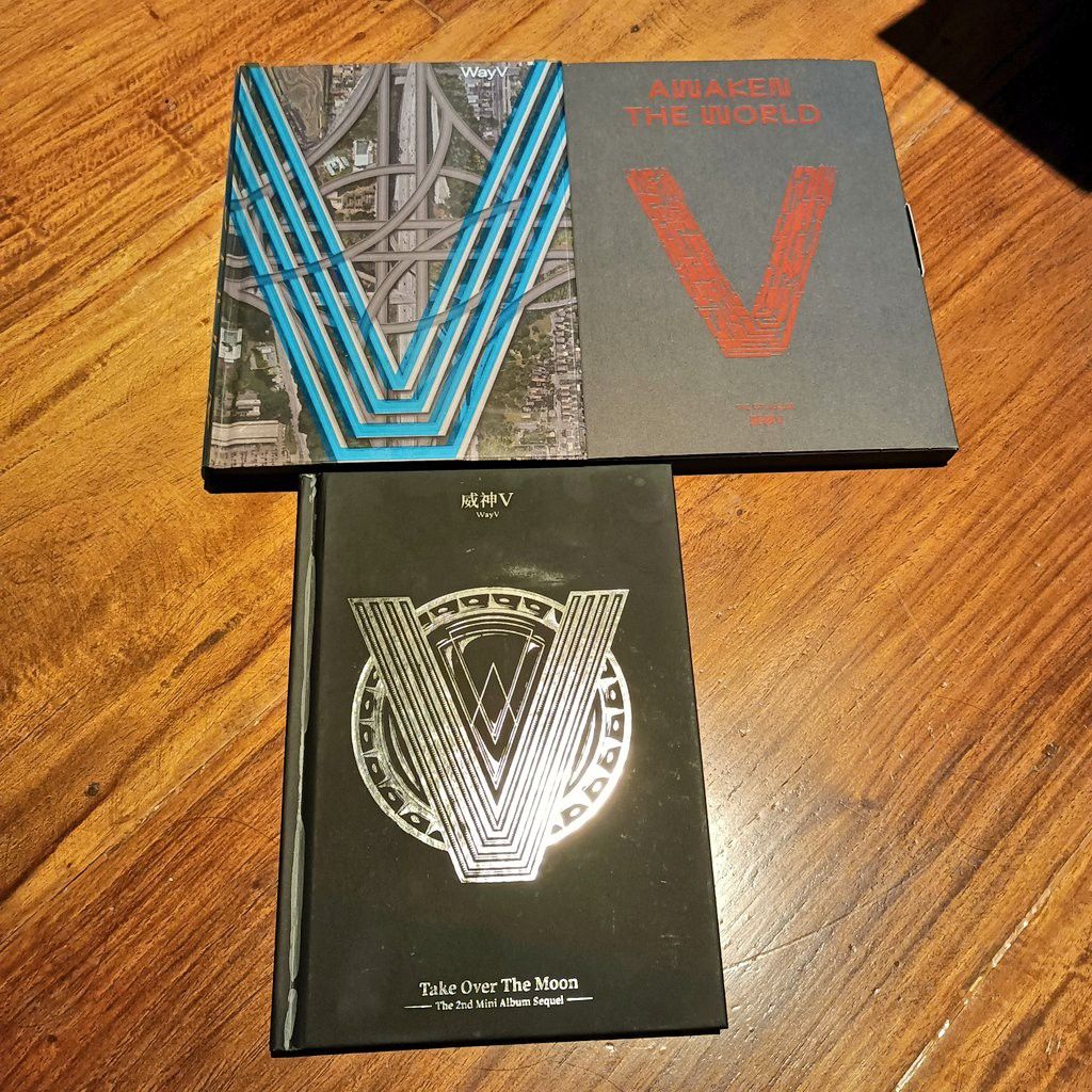 WayV Albums (pb+cd) (Category: CDs & DVDs) located in Cavite. Submitted by katdoctora (Listing ID 1206243993, Image 1). Description: WayV albums (pb + cd) Kick Back - P124 Awaken the World - P144 Take Over the Moon Sequel - P255 Take all - P500 MOP: Gcash MOD: SCO.