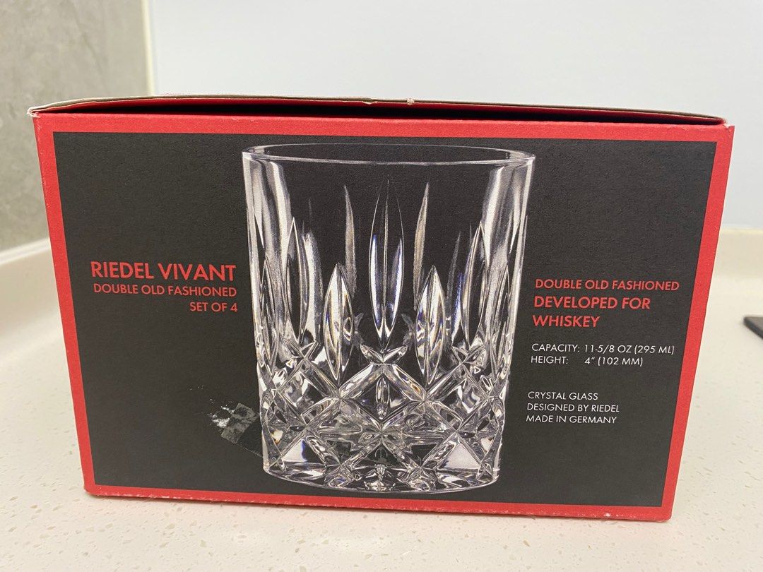 Farielyn-X Old Fashioned Whiskey glasses (Set of 6), 11 Oz Unique Bourbon  glass, Ultra-clarity Double Old Fashioned Liquor Vodka