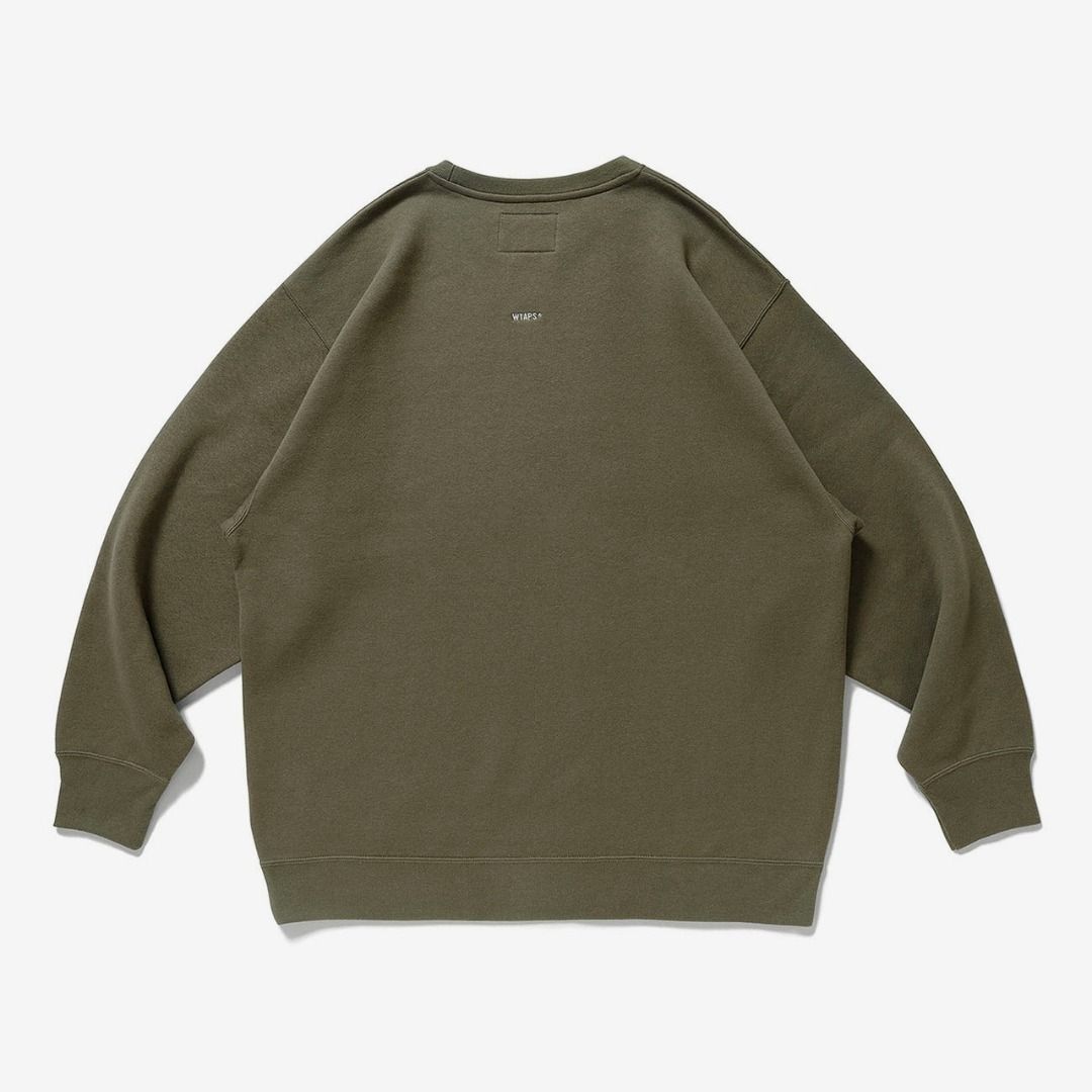 WTAPS 22AW AII 01 / SWEATER / COTTON. SIGN - 222ATDT-CSM08 - OLIVE ...