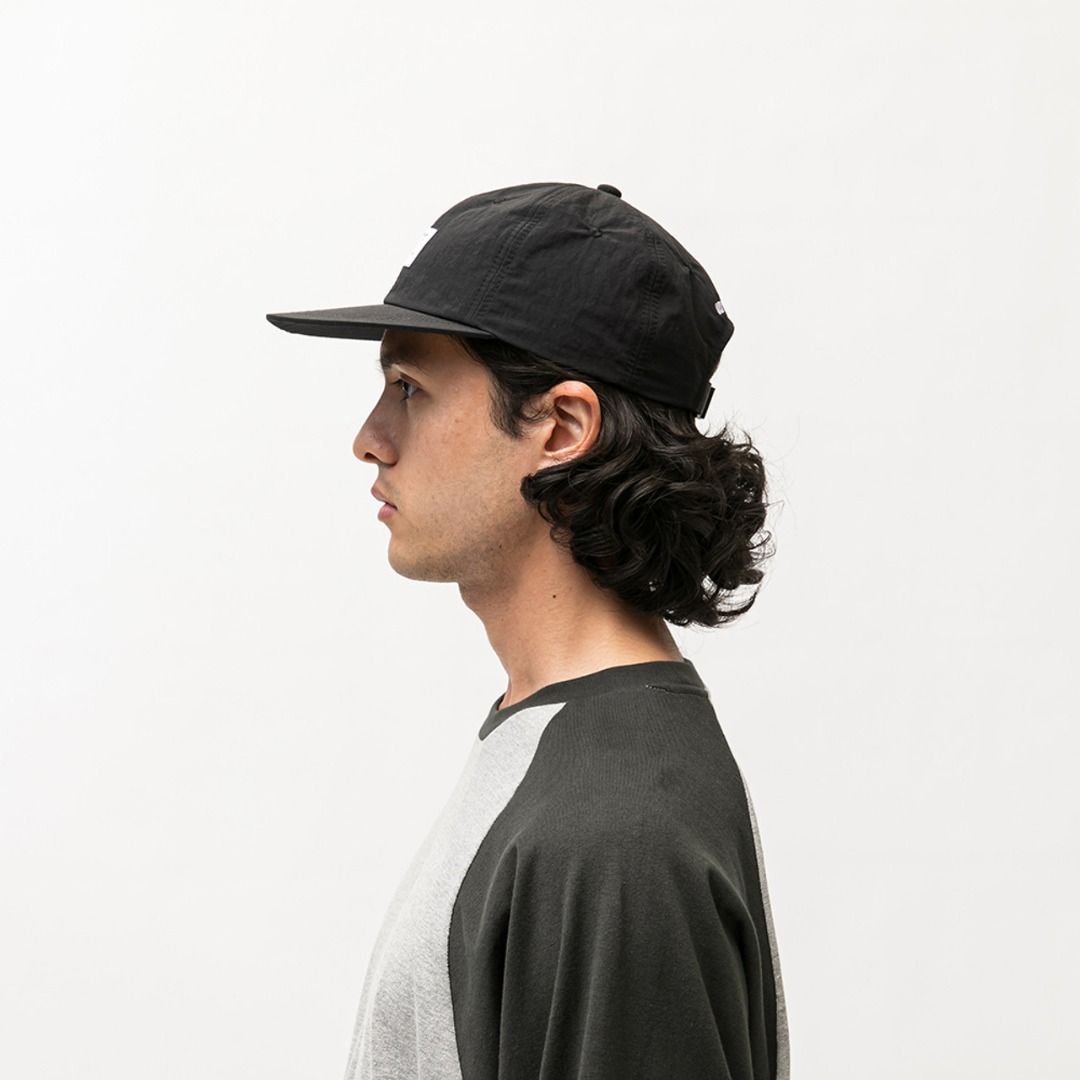 WTAPS 22SS T-6H 01 / CAP / NYLON. TUSSAH - 221HCDT-HT06 - BLACK