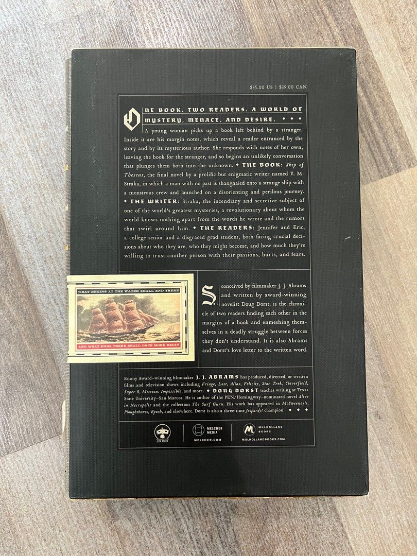 (Eng) Ship of Theseus by V.M. Straka, Hobbies & Toys, Books & Magazines, Storybooks on Carousell