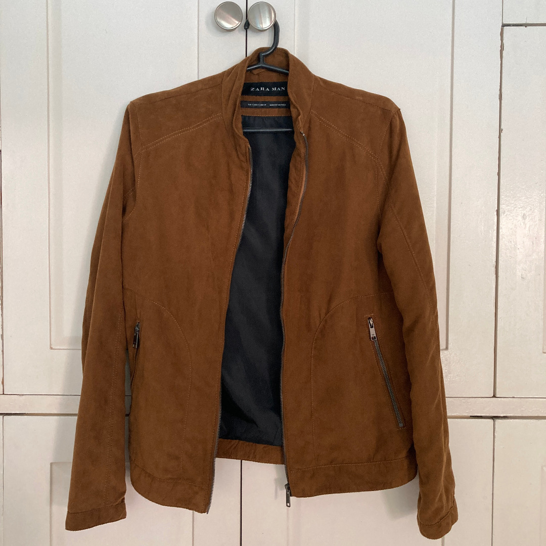 Suede Jacket Zara Chaqueta Camel Chaquetas Zara Faux Suede
