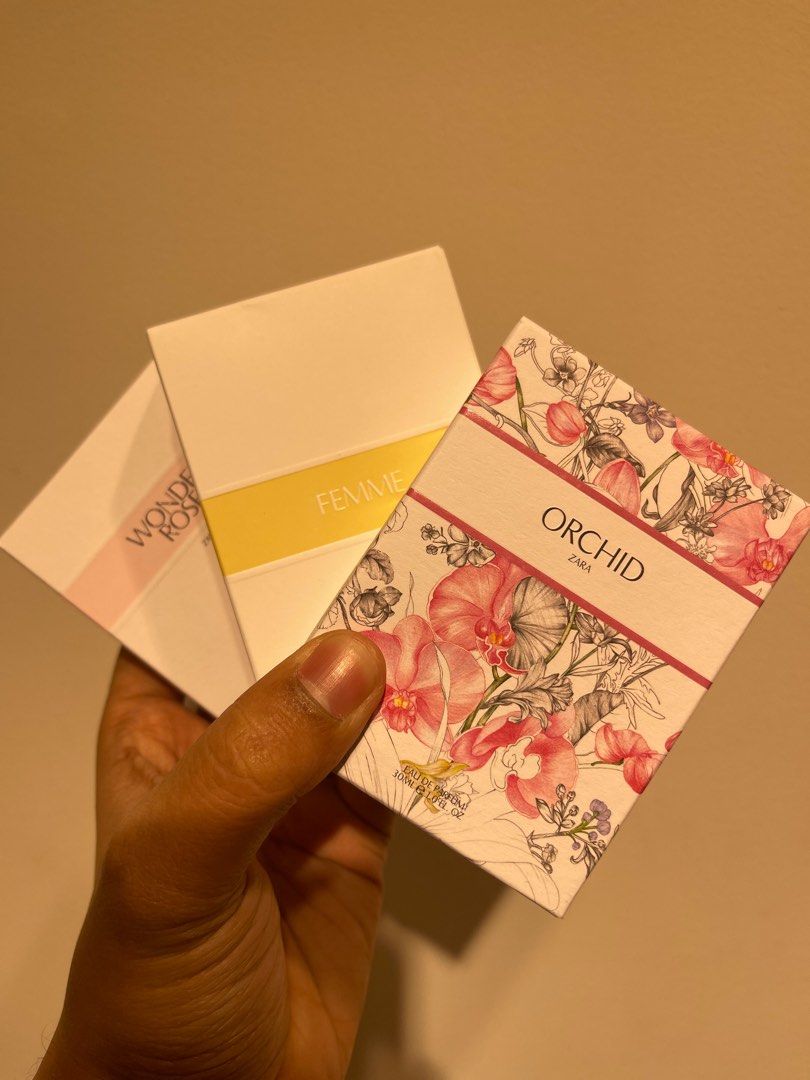ZARA PERFUME 30Ml (Category: Fragrance & Deodorants) located in Manila. Submitted by laropa_filipinas (Listing ID 1206240198, Image 1). Description: Zara Perfume Authentic 30ML 795 each Red Vanilla Apple Juice Tuberose Femme Go Fruity Wonder Rose Orchid.