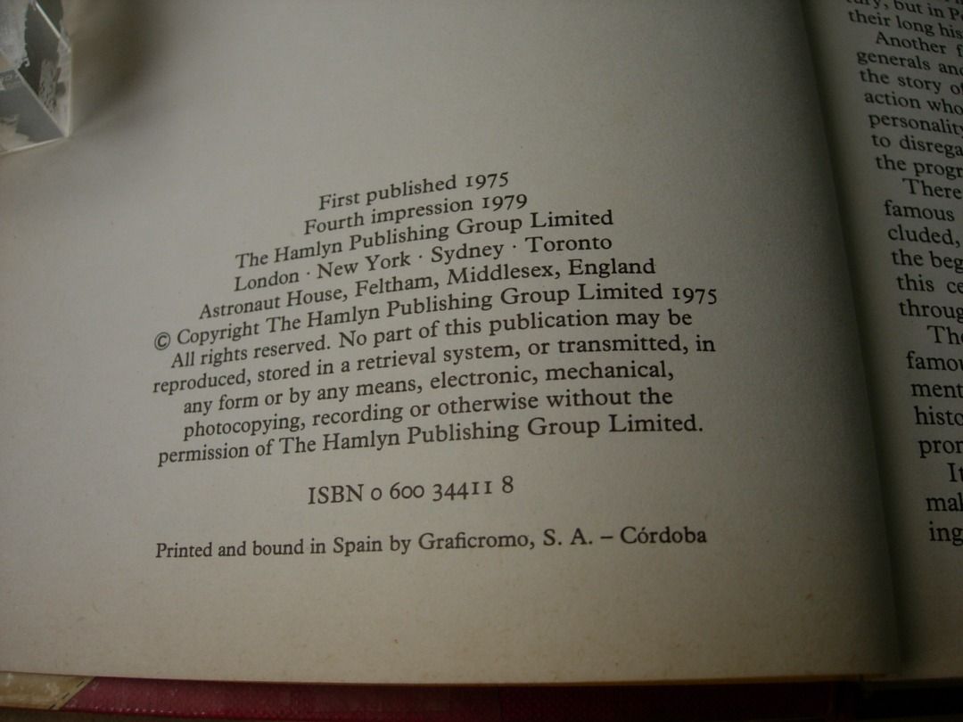 1000 GREAT LIVES SOMERSET FRY Published by HAMLYN 1979, 興趣及