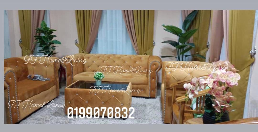 CHESTERFIELD SOFA SET DIRECT KILANG, Furniture & Home Living, Furniture