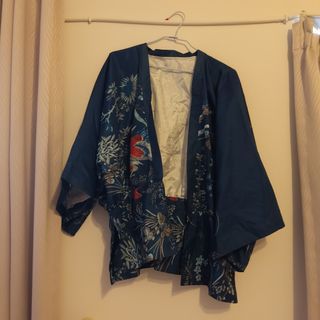 深藍色日系和服 #22含運